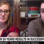 Tina y Ben Gibson, en una entrevista en la CNN