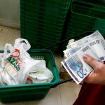 Una cesta de la compra