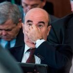 El ex consejero de la Presidencia Gaspar Zarrías, ayer en la sala de la Audiencia de Sevilla
