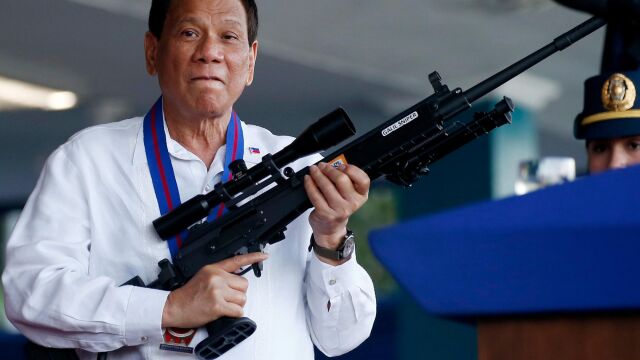 Duterte en una imagen del año pasado