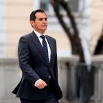 El ex secretario de Estado de Seguridad José Antonio Nieto, a su llegada este lunes al Tribunal Supremo donde declara como testigo en el juicio del "procés".