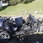 Imagen de un accidente mortal el pasado 9 de septiembre en Guipúzcoa