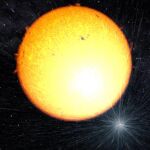 Recreación artística de la estrella de neutrones detectada / IAC