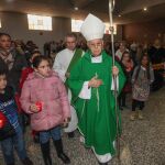 El cardenal Blázquez, momentos antes del comienzo de la ceremonia religiosa con motivo de la Jornada Mundial de los Emigrantes y Refugiados