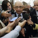 El ministro de Hacienda y Función Pública, Cristóbal Montoro.