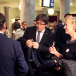 Carles Puigdemont en la Ópera de Gante
