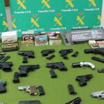 Imagen de las armas incautadas