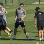 El delantero francés del Athletic Club de Bilbao Aymeric Laporte (c)