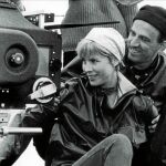 La actriz, en el rodaje de «Persona», junto a Ingmar Bergman, quien la convirtió en una de sus actrices de referencia