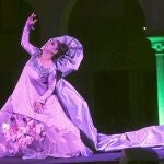 La bailaora realizó una personal recreación de la serie pictórica de Francisco de Zurbarán.