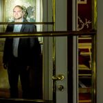 Ben Rhodes, antes de la entrevista, en Madrid-/Alberto R. Roldán