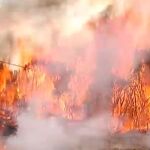 Imagen de un incendio.