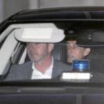 El ex presidente francés Nicolas Sarkozy abandona el miércoles por la noche la sede de la Policía Judicial en Nanterre tras 25 horas de interrogatorio