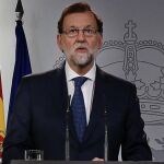 Comparecencia de Mariano Rajoy tras el Consejo de Ministros extraordinario celebrado hoy.