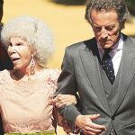 El día de la boda de Cayetana de Alba con Alfonso Díez