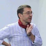 Juan Carlos Monedero en un acto en Madrid esta semana.