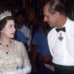 La Reina Isabel II y el duque de Edimburgo en una imagen de 1982