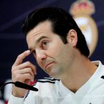 El técnico argentino del Real Madrid, Santiago Solari