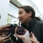 El líder de Podemos, Pablo Iglesias