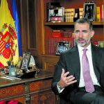 Superado lo peor de la crisis, el Rey apela al acuerdo y la unidad