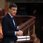 El presidente del Gobierno, Pedro Sánchez