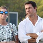 Margarita Vargas, hija del banquero, junto a su esposo, Luis Alfonso de Borbón