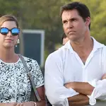 Margarita Vargas, hija del banquero, junto a su esposo, Luis Alfonso de Borbón