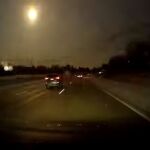 Imagen del meteorito captada por un conductor