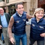 El secretario general del PP, Teodoro García Egea, participa en un acto en Valladolid junto a Isabel García Tejerina y Jesús Julio Carnero