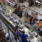 Trabajadores de una fábrica 