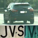 Imagen del vehículo que falsificó su matricula para evitar ser multado por controles de velocidad