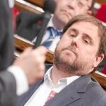 Oriol Junqueras presiona a Artur Mas para que prorrogue los presupuestos de 2013