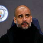 El entrendor del Manchester City Josep Guardiola