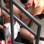 Imagen de uno de los heridos en el tiroteo. Foto: Twitter