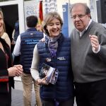 El presidente de la Junta, Juan Vicente Herrera, muestra su apoyo a las candidatas Isabel García Tejerina y Pilar del Olmo