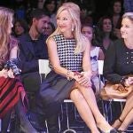 Lomana compartió «front row» en Pontevedra con las hermanas Guillermina y Carla Royo-Villanova