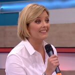 María Casado cantando.