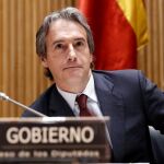 El ministro de Fomento, Íñigo de la Serna, durante su comparecencia en la Comisión de Fomento del Congreso