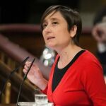 Marta Sibina, diputada de En Comú, durante una intervención en el Congreso