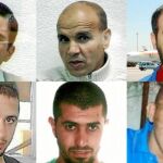 Jamal Zougam, Hassan El Haski, «Mohamed Achraf», Ahmed Samsam, Abdeluahid Sadik Mohamed y Kayke Luan Ribeiro Guimaraes