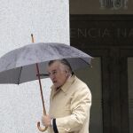 El ex tesorero del PP Luis Bárcenas, en una de sus comparecencias en la Audiencia Nacional