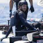 Casiraghi repite este año en la competición vestido como Carlos V con armadura