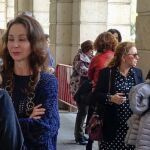 Las juezas Mercedes Alaya y María Núñez Bolaños, en los juzgados de Sevilla