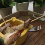 Brocheta “banquete de boda”