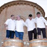 De izda. a dcha., Dani García, Subijana, Segarra y Aduriz