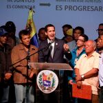 Guaidó se reunió el viernes con trabajadores de la petrolera PDVSA en Caracas