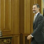 El Rey Felipe VI en La Zarzuela, donde hará las quintas consultas desde el 20-D
