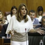 La presidenta de la Junta de Andalucía, Susana Díaz
