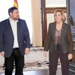 De Gispert recibe a Junqueras como presidente del grupo de ERC tras constituirse el Parlament