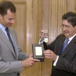 El Rey Felipe VI y José Joaquín Gallardo / Foto: La Razón